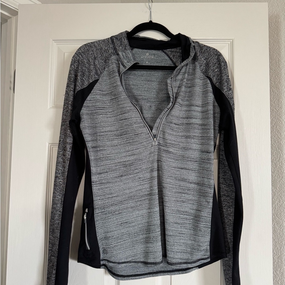 Athleta Running Wild Half Zip Pullover